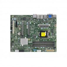 Supermicro MBD-X12SCA-F-B {W-1200 CPU, 4 DIMM slots, Intel W480 controller for 4 SATA3 (6 Gbps) ports, RAID 0,1,5,10, 1 PCI-E 3.0 x4, 2 PCI-E 3.0 x16 slots}