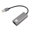5bites Кабель-адаптер UA2-45-15BK USB2.0 / RJ45 100MB / AL / GREY