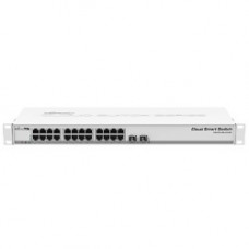 MikroTik CSS326-24G-2S+RM Коммутатор L2 24х Gigabit RJ45, 2х SFP+