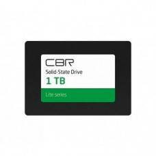 CBR SSD-001TB-2.5-LT22, Внутренний SSD-накопитель, серия "Lite", 1024 GB, 2.5", SATA III 6 Gbit/s, SM2259XT, 3D TLC NAND, R/W speed up to 550/520 MB/s, TBW (TB) 500