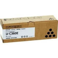 Ricoh Принт-картридж SP C360E черный SPC360/361, (2500 страниц) (408188)