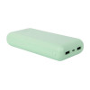 Perfeo Powerbank COLOR VIBE 20000 mah + Micro usb /In Micro usb /Out USB 1 А, 2.1A/ Mint (PF_D0169)