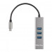 Telecom Переходник USB 3.1 Type-C -->4 USB3.0, Aluminum Shell, 0.2м Telecom <TA310C>(7958820049095)