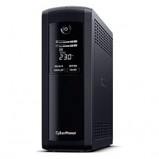 CyberPower VP1600EILCD ИБП {Line-Interactive, Tower, 1600VA/960W USB/RS-232/RJ11/45  (4 + 4 IEC С13), 12В/9 Ач х 2}