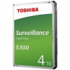 4TB Toshiba Surveillance S300 (HDWT840UZSVA) {SATA 6.0Gb/s, 5400 rpm, 256Mb buffer, 3.5" для видеонаблюдения}