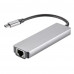 AOpen ACU435M Адаптер USB 3.1 Type-Cm ->HDMI A(m) 4K@30Hz, RJ45, 2XUSB3.0, PD, iOpen <ACU435M>