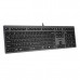 Клавиатура A4Tech Fstyler FX50 серый USB slim Multimedia (FX50 GREY) [FX50 GREY]