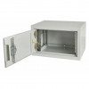 NEOMAX Шкаф телекоммуникационный  настенный 6U (600х350), металлическая дверь, замок-ключ (3 шт), разборный, цвет серый (1 коробка) [NCB-WM6U-6035MK3-100-GY]