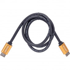 Rexant (17-6102) Кабель HDMI - HDMI 2.0, 1м, Gold (цветная коробка)