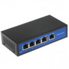 ORIENT SWP-7504POE/SFP GE, PoE коммутатор 4 порта, 4xPoE 1000Mbps + 1xUplink SFP 1000Mbps + 1xUplink 1000Mbps, Bandwidth 12Gbps, PoE-A (1/2+,3/6-), IEEE802.3af/at, мощность до 96Вт (31164)