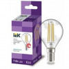 Iek LLF-G45-7-230-40-E14-CL Лампа LED G45 шар прозр. 7Вт 230В 4000К E14 серия 360°