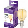 Iek LLF-G45-7-230-30-E14-CLG Лампа LED G45 шар золото 7Вт 230В 2700К E14 серия 360°
