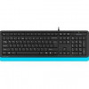 Клавиатура A-4Tech Fstyler FK10 BLUE черный/синий USB [1147528]