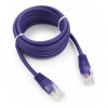 Патч-корд UTP Cablexpert PP12-2M/V кат.5e, 2м, литой, многожильный (фиолетовый)
