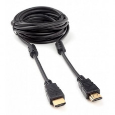 Cablexpert CCF2-HDMI4-15, Кабель HDMI   4,5м, v2.0, 19M/19M, черный, позол.разъемы, экран, 2 ферр кольца, пакет