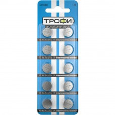 Трофи G12 (386) LR1142, LR43 Energy Power Button Cell (200/1600/140800) (10 шт. в уп-ке)