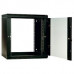 ЦМО Шкаф телекоммуникационный настенный разборный 9U (600х350) дверь стекло,цвет черный (ШРН-Э-9.350-9005)