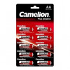 Camelion Plus Alkaline BL1x10  LR6 отрывные (LR6-BP1x10P, батарейка,1.5В) (10 шт. в уп-ке)