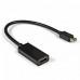 Exegate EX284922RUS Кабель-переходник miniDisplayPort-HDMI ExeGate EX-mDPM-HDMIF-0.15 (mini20M/19F, 0,15м)