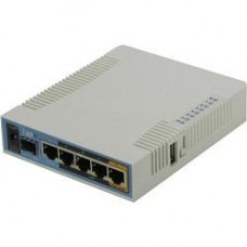 MikroTik RB962UiGS-5HacT2HnT Беспроводной маршрутизатор  hAP ac 2.4+5ГГц, 802.11a/b/g/n/ac, 5x Ethernet 1G, 1x SFP