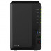 Synology DS220+ Сетевое хранилище DC 2,0GhzCPU/2GB(upto6)/RAID0,1/up to 2HDDs SATA(3,5' 2,5')/2xUSB3.0/2GigEth/iSCSI/2xIPcam(up to 25)/1xPS /1YW