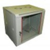 NEOMAX Шкаф телекоммуникационный   настенный 9U (600х350), стеклянная дверь, замок (3шт) на ключе, разборный, цвет серый (1 коробка)[NCB-WM9U-6035GK3-100-GY]
