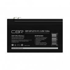 CBR Аккумуляторная VRLA батарея CBT-GP1272-F2 (12В 7.2Ач), клеммы F2
