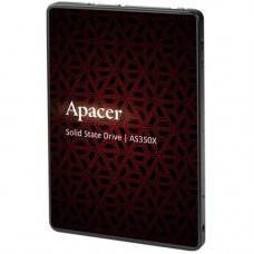 Apacer SSD PANTHER AS350X 128Gb SATA 2.5" 7mm, R560/W540 Mb/s, IOPS 80K, MTBF 1,5M, 3D NAND, Retail (AP128GAS350XR-1)