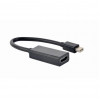 Cablexpert Переходник miniDisplayPort -> HDMI,4K, 20M/19F, кабель 15см, черный (A-mDPM-HDMIF4K-01)