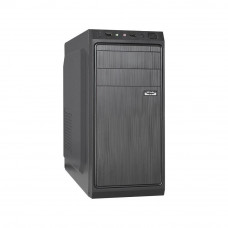 Exegate EX283733RUS Корпус Miditower XP-401 Black, ATX, <XP500, Black,120mm>, 2*USB, Audio