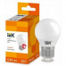 Iek LLE-G45-5-230-30-E27 Лампа светодиодная ECO G45 шар 5Вт 230В 3000К E27 IEK