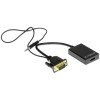 Cablexpert A-VGA-HDMI-01 Адаптер VGA (M) + аудио-> HDMI (F), 0.15 м, питание от USB