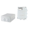 TDM SQ1401-1244 Распаячная коробка ОП 190х140х70мм, крышка, IP55, 10 гермовводов, инд. штрихкод,