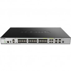 D-Link DGS-3630-28SC/A2ASI PROJ Управляемый L3 коммутатор, стек, 20x1000Base-X SFP, 4x10GBase-X SFP+, 4xCombo 1000Base-T/SFP, ПО SI