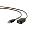 Filum Кабель активный удлинитель USB 2.0, 10 м., черный, разъемы: USB A male-USB A female, пакет. [FL-C-U2-AM-AF-10M] (894171)