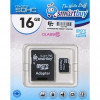 Micro SecureDigital 16Gb Smart buy SB16GBSDCL10-01 {Micro SDHC Class 10, SD adapter}