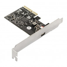 Exegate EX293839RUS Контроллер  EXE-321 (PCI-E x4 v3.0, 20Gbps (USB3.2 GEN2x2) Type-C ext., ASMedia Chipset ASM3242)