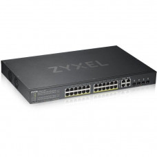 ZYXEL GS192024HPV2-EU0101F Гибридный Smart PoE+ коммутатор NebulaFlex GS1920-24HPv2, 24xGE PoE+, 4xCombo (SFP/RJ-45), бюджет PoE 375 Вт, автономное/облачное управление