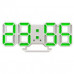 Perfeo LED часы-будильник "LUMINOUS 2", белый корпус / зелёная подсветка (PF-6111) [PF_B4922]