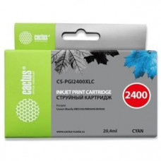 CACTUS PGI-2400XL C Картридж струйный для Canon MB2050/MB2350/MB2040/MB2340, голубой (20.4мл)