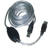 VCOM VUS7049-5M Кабель-адаптер USB2.0-repeater, удлинительный активный <Am-->Af> 5м [6937510851348]