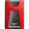 A-Data Portable HDD 1Tb HD650 AHD650-1TU31-CRD {USB 3.1, 2.5", Red} Противоударный Slim