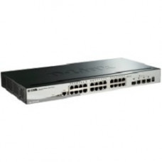 D-Link DGS-1510-28X/A1A PROJ Настраиваемый L2+ стекируемый коммутатор с 24 портами 10/100/1000Base-T и 4 портами 10GBase-X SFP+