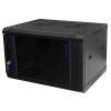 5bites Шкаф телекоммуникационный настенный TC6403-06B 6U / 600*450 / WALL / BLACK