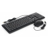 Гарнизон Комплект клавиатура + мышь GKS-126 {проводной, черный, 1,5 м, 104 кл, 2 кл + колесо-кнопка, 100DPI}
