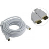 Aopen Кабель HDMI 19M/M ver 2.0, 10М, 2 фильтра, белый  <ACG711DW-10M>[4895182204201]
