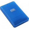 AgeStar 3UBCP3 (BLUE) USB 3.0 Внешний корпус 2.5" SATAIII HDD/SSD USB 3.0, пластик, синий, безвинтовая конструкция