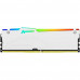 Kingston 16GB 6000MT/s DDR5 CL40 DIMM FURY Beast White RGB XMP KF560C40BWA-16