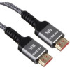 Кабель интерфейсный HDMI-HDMI VCOM ACG859A-1.0 19M/M,ver. 2.1 8KX60Hz (Econom) оплетка 1m iOpen