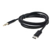Cablexpert Кабель-переходник USB  Type-C/Jack3.5, Mobile, 1м, черный, коробка (CCAB-CM35M-1M-B)